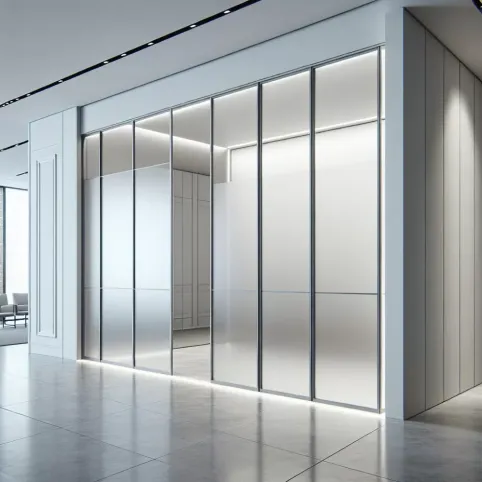Ścianka Działowa Z Drzwiami Przesuwnymi