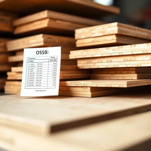 Ścianki działowe z płyt OSB cennik